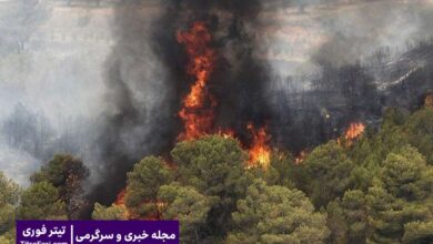 آتش سوزی در تهرانپارس؛ مقابل پردیس مسافربری شرق 8 اردیبهشت 1404