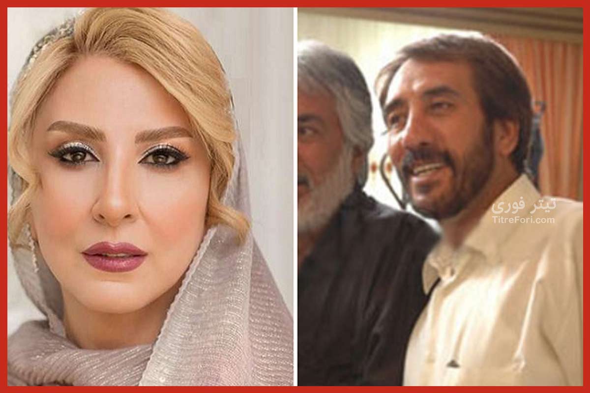مرجانه گلچین و همسرش