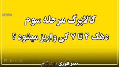 کالابرگ مرحله سوم دهک ۴ تا ۷ کی واریز میشود ؟ | زمان دقیق واریز کالابرگ