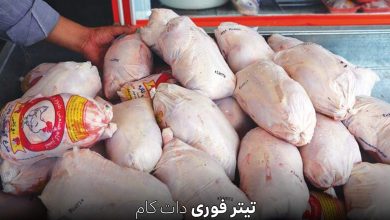 قیمت مرغ امروز 12 تیر 1404 (قیمت رسمی)